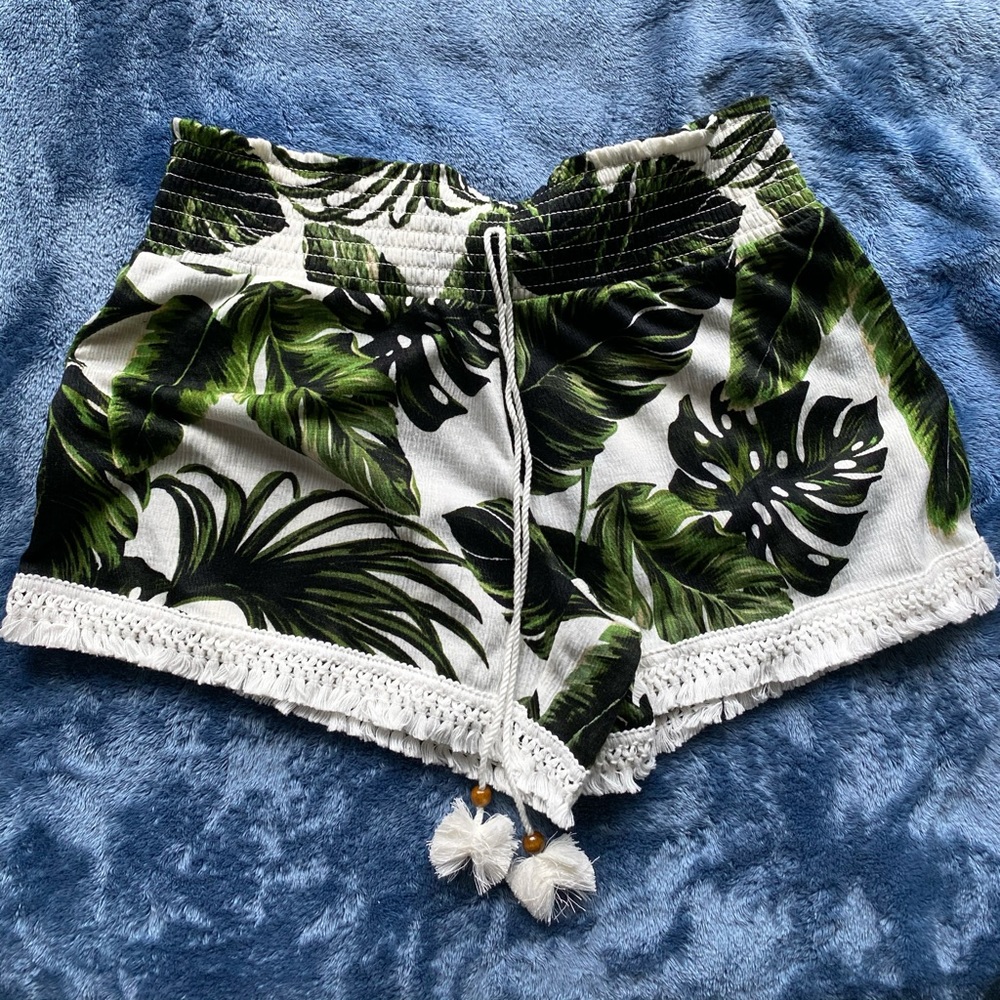 Tropical Print Shorts